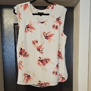 RW&CO Floral Cap Sleeve Top -